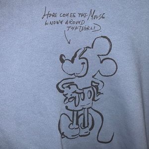 medium disney uniqlo crewneck from disneyworld